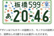 板橋ナンバー　めっちゃ可愛いデザインで登場！！！