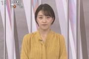 【画像】NHKの赤木野々花アナが谷間チラ見せサービス ※gifあり