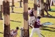 【動画】オーストラリアの木こり大会、チー牛eスポーツより面白い