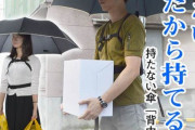 【朗報】持たない傘、現れる。これなら雨の日荷物があっても安心だね