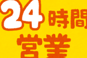 24時間営業がなくなっていくけど、昭和に戻るということ？