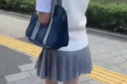 【動画】女子高生さん、偶然パンチラを撮影されてしまうwwwww