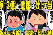 【2ch修羅場スレ】汚嫁「元嫁にも遺産を受け取る権利はある！」離婚したのに遺産分配の謎要求する汚嫁→弁護士から正論を伝えた結果、汚嫁が変わり果てた姿にww