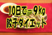 最強のダイエット食は餃子なのでは？