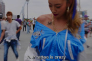まんさん、とんでもないタトゥーをして外国人をドン引きさせてしまう