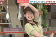 【画像】森山みなみアナ、左右おっぱいで挟む動きをやらされる　※gifあり