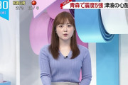 【画像】ZIP!で水卜麻美アナが巨乳をパツパツにしてしまう　※GIFあり
