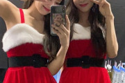 【画像】女子さん、えちえちサンタコスを披露ｗｗｗｗｗｗｗｗｗｗｗｗｗｗｗ