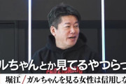 【悲報】ホリエモン「ガルちゃんやってるのはクソ女。絶対モテない」