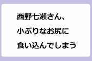 西野七瀬さん、小ぶりなお尻に食い込んでしまう！割れ目丸分かりのピタパンボルダリングヒップ