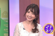 【画像】羽田優里奈リポーターが谷間チラ　 ※GIFあり