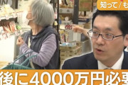 老後2000万円問題が4000万円問題になっててワロタ