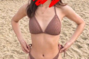 【画像】知り合いの水着画像は抜ける