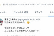 【朗報】浜辺美波さん、アンチのツイートにもいいねしていくスタイル