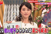 【画像】NHK赤木野々花アナが豪快に胸チラ！ケツがエロいと話題に ※GIFあり