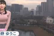 【画像】女性気象予報士がパンチラwww