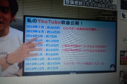 【画像】YouTuber、登録・３万人で　月収２０万円