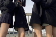 【画像】「JKとは脚とパンツ見せてなんぼ」というのをよく理解しているタイプのJK