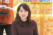 【画像】TBS若林有子アナのニットおっぱい