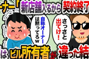 【2ch スカっと】テナントビルのオーナー「来月から新しい店入るから契約終了で！」→俺「ビルの所有者変わってますよねw」と言った結果…