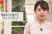 【画像】テレ朝の林美沙希アナ、お乳を手を使って強調してしまう