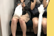 【画像】電車に乗ってるところを撮られたセクシー女優さん、普通の女子大生かOLにしか見えない