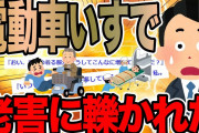 電動車いすで老害に轢かれた【2ch仕事スレ】
