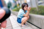 【素人】八重歯が可愛い女の子が超羞恥リモートバイブ散歩！野外絶頂から室内SEXをご覧下さい
