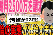 【２ch修羅場スレ】汚嫁と間男の浮気が発覚し、総額2500万の慰謝料を請求→汚嫁が語る不倫の実態が想像を絶するものだった…【ゆっくり解説】