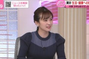 【画像】日本テレビの河出奈都美アナ、胸がデカすぎ