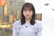 【画像】めざましテレビの藤本万梨乃アナ、乳の魅力全開で最高！
