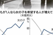 【悲報】子供は女の子がいい80%　親にも嫌われる男😭