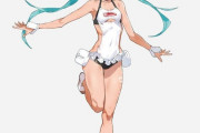 【画像】レーシング初音ミク、別格でエロい