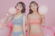 井上咲楽＆なえなの、下着ビジュアル解禁 『GiRLS by PEACH JOHN』 新カラーを提案！