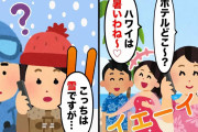 【2chスカッとスレ】新婚旅行に便乗してタダで高級ホテルを奢らせようとした義家族「着いた〜！こっち暑いわ」私「こっちは雪ですけど？」⇒実は…【ゆっくり】