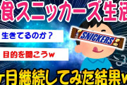 【2ch面白いスレ】3食スニッカーズ生活2ヶ月した結果ww【ゆっくり解説】