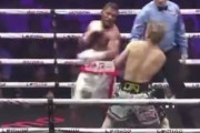 【悲報】日本人ボクサーさん、軽量級(66㎏）のタイトルマッチでワンパンKOされる