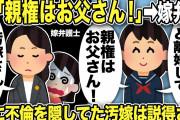 【2ch修羅場スレ】娘「親権はお父さん！今すぐ不倫母と離婚して！」嫁弁「娘さんの意思は固い。親権は厳しいですね」不倫を隠しいていた汚嫁に娘は激怒していた！汚嫁は説得され…