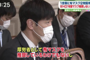 日本医師会会長「布マスクはウイルス防止の役割はないが『安心効果』はそれなりにある」
