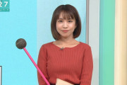 【画像】NHK巨乳気象予報士の片山美紀さんが可愛くてつらい