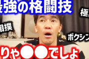 ガチで喧嘩最強の格闘技ってなんやと思う？？