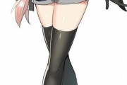 【画像あり】こういうショートパンツのデニム履いてる女の子w