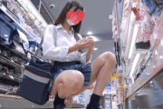 Pcolle PPV [4K]えちえちJK盗撮No.253#青チェ＃Tバック　変態無防備ギャルJKの食い込みマン肉が堪らない！