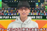 中居正広　←　芸能界きっての野球好き　プロ野球史上初のWBC公認サポーター　多くの野球特番MCを努め野球ファンに親しまれた