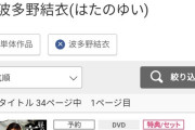 【朗報】ベテランAV女優の波多野結衣さん(33)、単体作品数がついに1000に到達！ 史上初の快挙！
