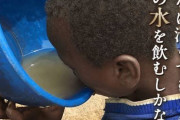 【悲報】アフリカ人「どんなに汚くてもこの水を飲むしかない…」← これ