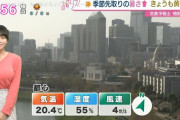 【画像】おっぱい予報士、朝っぱらから男をシコらせにくる