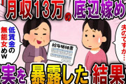 【2ch スカっと】嫁の給与明細を見た姑「月収13万円しか稼げないなんて！」→私「それ夫のですが？」姑「は？」結果ｗ【スカっとする話】