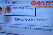 「アベノマスクはダサイ恥ずかしい」は危険思想！芸能人が布マスク自体をバイキングで批判活動し使用萎縮の流れに！ウイルス放出抑制効果はある！マスコミに殺され続ける日本人！
