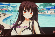 【画像】安いプロジェクターでエロゲーをプレイした結果ｗｗｗｗｗｗｗ